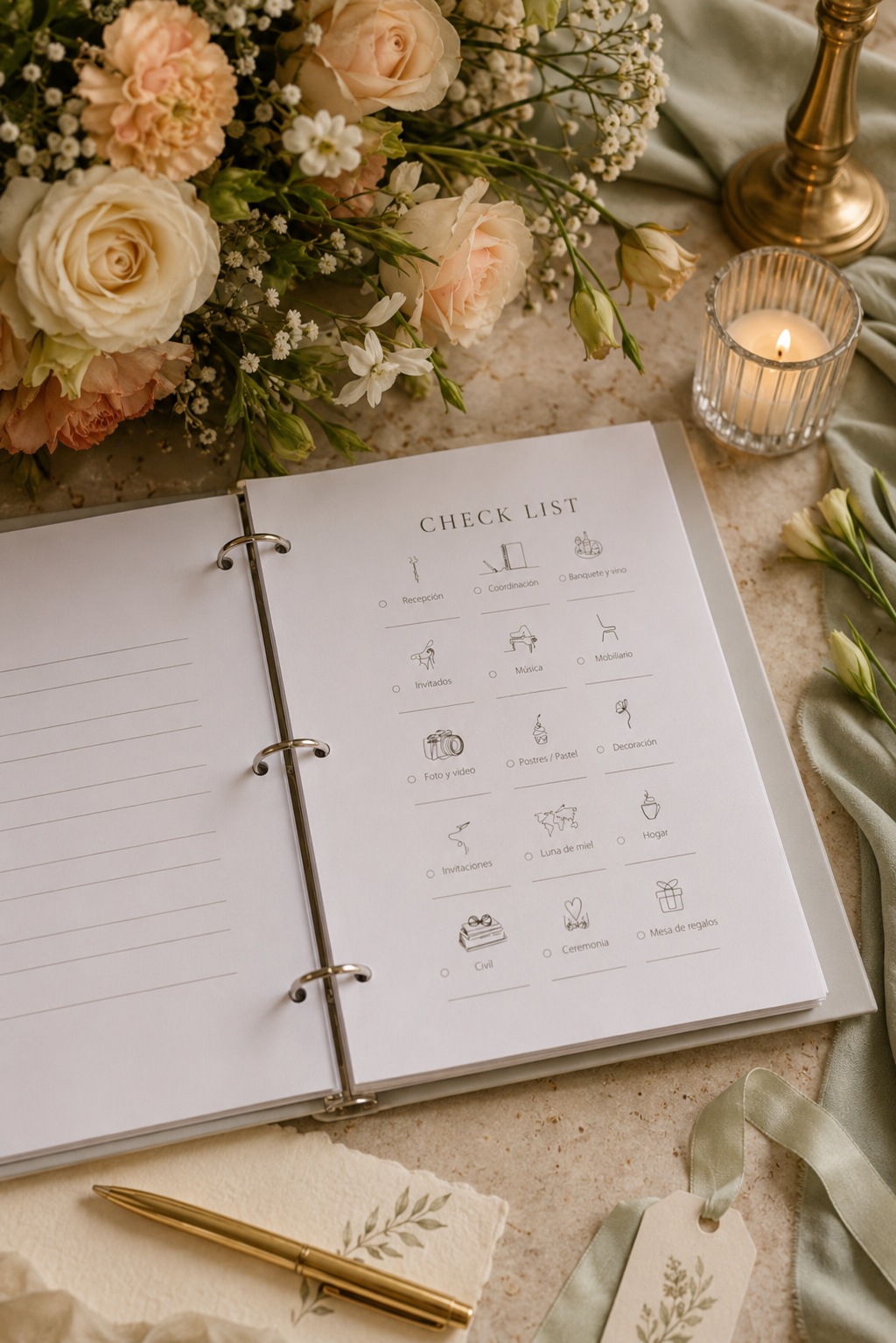 NUESTRA HISTORIA- Planner de boda