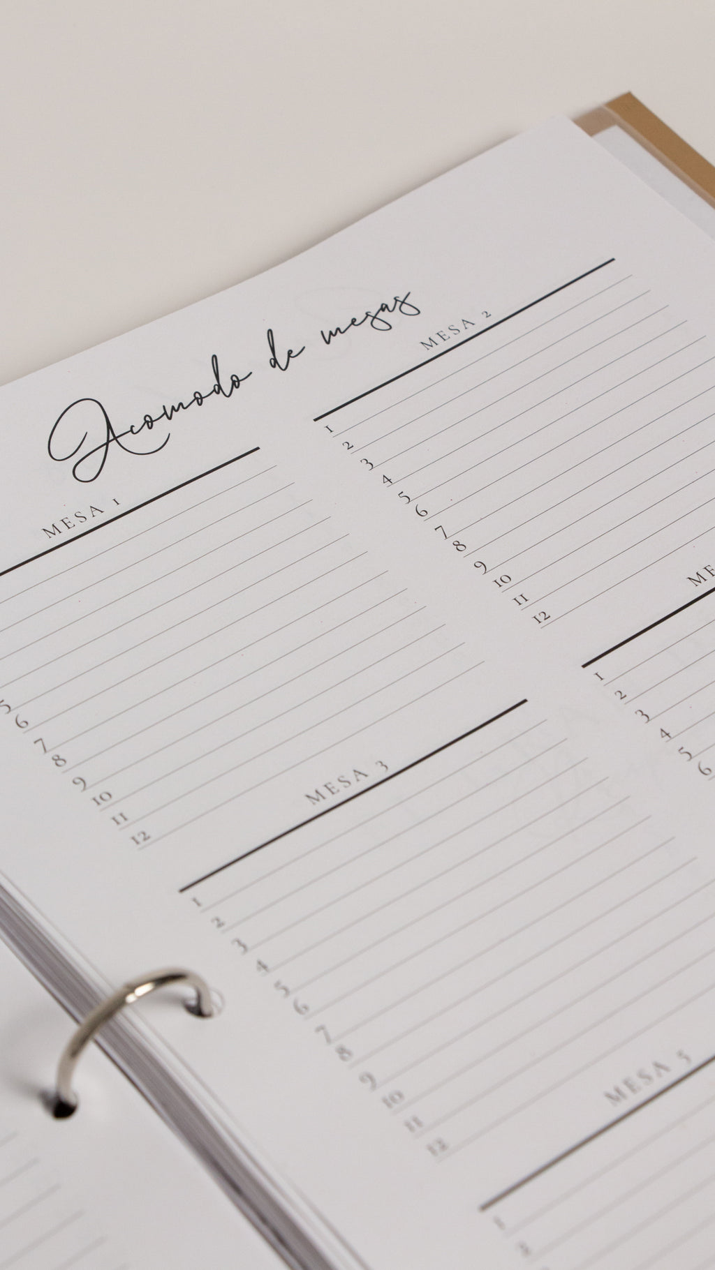 NUESTRA HISTORIA- Planner de boda