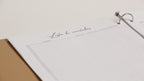 NUESTRA HISTORIA- Planner de boda