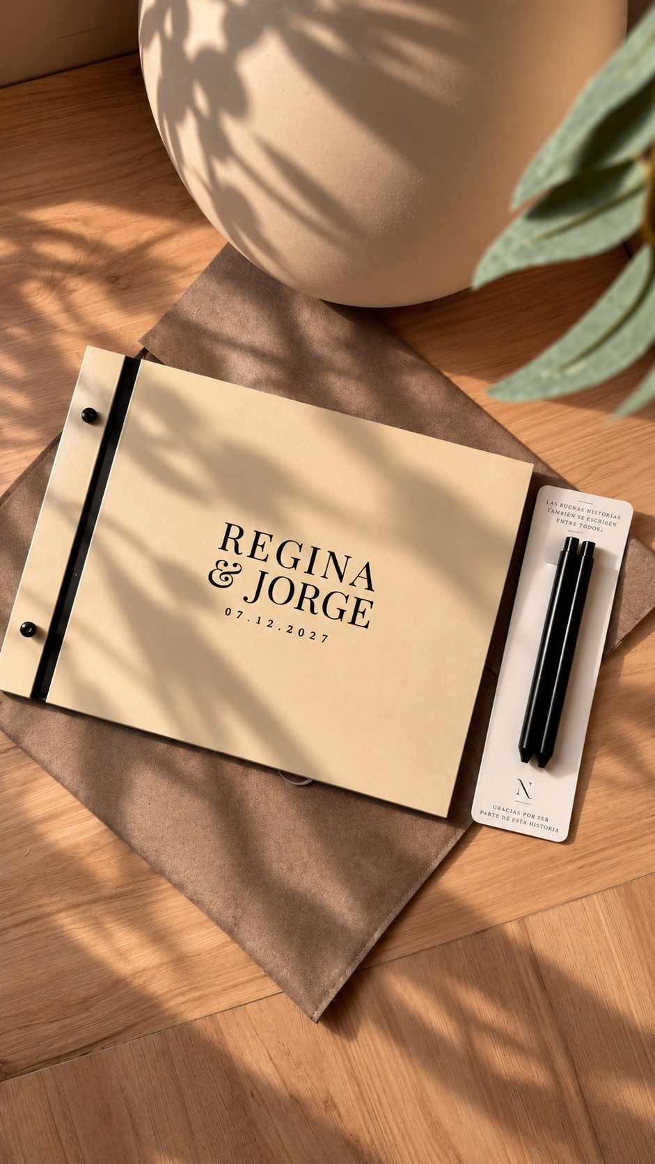 NUESTRO DÍA - Guest Book para boda